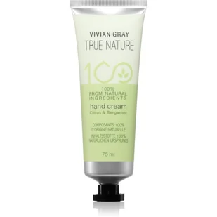 Vivian Gray True Nature Citrus & Bergamot krem nawilżający do rąk 75 ml - Kremy i maski do rąk - miniaturka - grafika 1