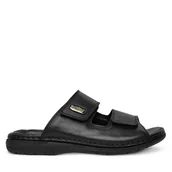 Klapki i japonki męskie - Klapki Rieker 25590-00 Czarny - miniaturka - grafika 1