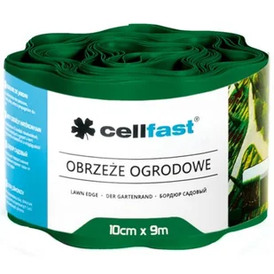 CELLFAST Obrzeże ogrodowe ciemna zieleń 10cm x 9mb marki 30-021 - Akcesoria do ogrodzeń - miniaturka - grafika 1