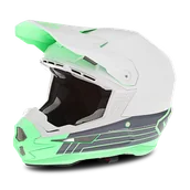 Kaski motocyklowe - Kask Cross 6D ATR-1 Neonowy ZielonyXL - miniaturka - grafika 1
