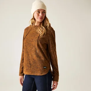 Regatta Bluza damska z kapturem Mayse Brązowy, Rozmiar: 52 - Bluzy sportowe damskie - miniaturka - grafika 1