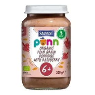 Desery dla dzieci - Salvest Põnn - Maliny z BIO płatkami zbożowymi, 200 g - miniaturka - grafika 1