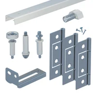 Meble modułowe i akcesoria - System do drewnianych drzwi składanych Gamma 908 mm Spaceo - miniaturka - grafika 1
