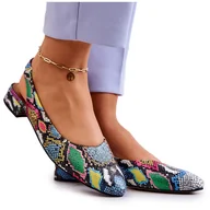 Baleriny - Baleriny Na Obcasie Maciejka 04482-39 Multikolor wielokolorowe - miniaturka - grafika 1