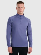 Bielizna sportowa męska - 4F Bielizna termiczna ocieplana (góra) męska - granatowa XXL - miniaturka - grafika 1