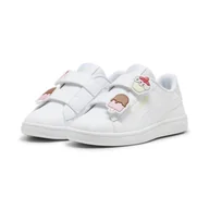 Buty dla dziewczynek - Dziecięce sneakersy PUMA Smash 3.0 Badges PUMA White Green Illusion - miniaturka - grafika 1