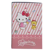 Zeszyty szkolne - Zeszyt A5 w Linie Hello Kitty Różowy 20 kartek - miniaturka - grafika 1