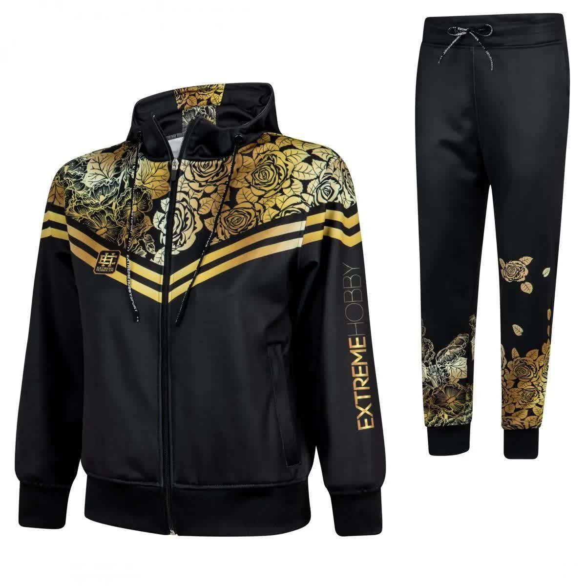 Dres sportowy damski EXTREME HOBBY ROSE komplet czarny-L
