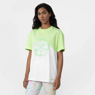 Koszulki sportowe damskie - Damski t-shirt z nadrukiem GUESS ANISE TEE - grafika 1