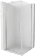 Kabiny prysznicowe - Mexen Velar kabina prysznicowa rozsuwana 110x110 cm, szron, nikiel szczotkowany - 871-110-110-31-97 - miniaturka - grafika 1
