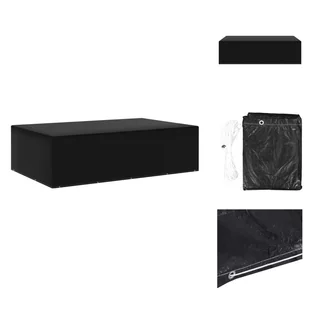 vidaXL Pokrowiec na meble ogrodowe 12 oczek 205x325x90 cm - Pokrowce ochronne na meble ogrodowe - Pokrowce na meble ogrodowe - miniaturka - grafika 1