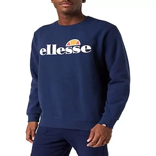 Bluzy męskie - Ellesse bluza męska Sl Succiso bluza Navy niebieski niebieski morski X-S SHC07930 - grafika 1