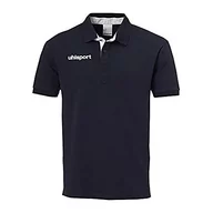 Koszulki męskie - Uhlsport Męska koszulka polo Essential Prime wielokolorowa czarno-biały M 100214901 - miniaturka - grafika 1