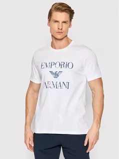 Koszulki męskie - Emporio Armani Underwear T-Shirt 211818 2R468 00010 Biały Regular Fit - grafika 1