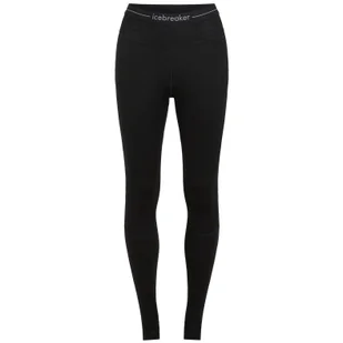 Damskie legginsy Icebreaker Women Merino 200 ZoneKnit™ Leggings Rozmiar: S / Kolor: czarny/szary - Spodnie sportowe damskie - miniaturka - grafika 1