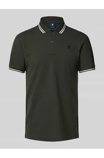 Koszulka polo o kroju slim fit z wyhaftowanym logo model Dunda - G-Star Raw - Koszulki męskie - miniaturka - grafika 1