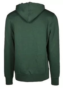 GANT Męska bluza z kapturem Embossed Sweat Hoodie, Tartan Green, XL - Bluzy męskie - miniaturka - grafika 1