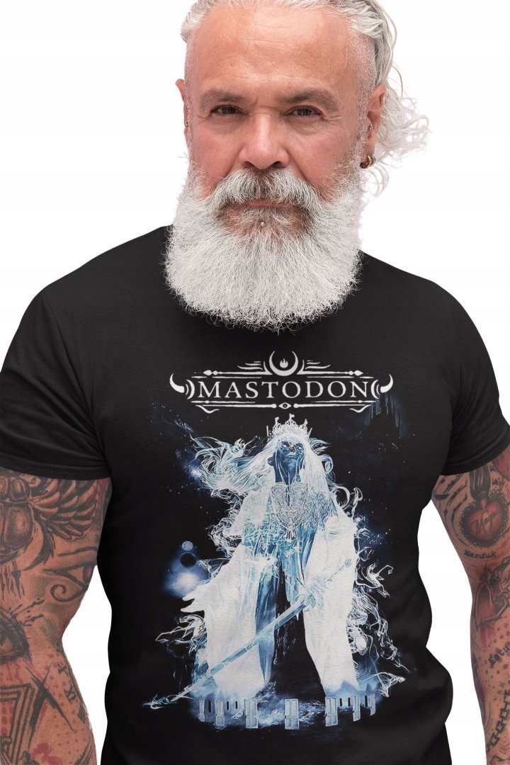 MASTODON KOSZULKA T-SHIRT MĘSKI CZARNY rock prog sludge stoner metal XL