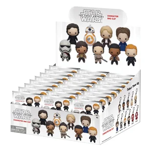 Star Wars: The Force Awakens Charm 3D PVC Bag Clips Display (24) - Figurki dla dzieci - miniaturka - grafika 1