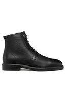 Botki męskie - Geox Trzewiki U Tiberio U46G5D 000JD C9999 Czarny - miniaturka - grafika 1