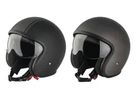 Kaski motocyklowe - ULTIMATE SPEED® Kask jet z wizjerem, rozmiar L - miniaturka - grafika 1