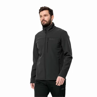 Kurtki męskie - Męska kurtka softshellowa Jack Wolfskin WHIRLWIND MEN black - XXL - grafika 1