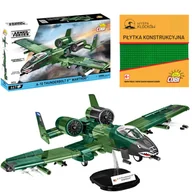 Klocki - Cobi 5856 Samolot A-10 Thunderbolt II Warthog 667 El. + PŁYTKA - miniaturka - grafika 1