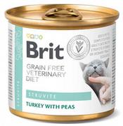 Mokra karma dla kotów - Brit GF Veterinary Diet Cat Struvite 200 g - miniaturka - grafika 1