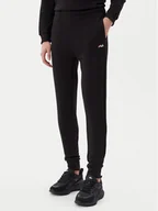 Spodnie sportowe damskie - Fila Spodnie dresowe Lucerna FAW1055 Czarny Regular Fit - miniaturka - grafika 1
