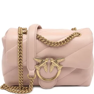 Pinko Skórzana torebka na ramię LOVE MINI PUFF CL PLTT - Torebki damskie - miniaturka - grafika 1