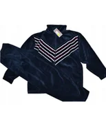 Dresy damskie - DRES v WELUROWY GRANAT XXL 2xl 46 48 50 welur mięsisty polski producent - miniaturka - grafika 1