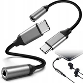 Kable - PRZEJŚCIÓWKA ADAPTER AUDIO USB C MINI JACK 3,5 DAC - miniaturka - grafika 1