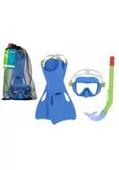 Sport i wypoczynek - Zestaw do nurkowania niebieski - miniaturka - grafika 1
