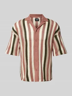 Koszula casualowa o kroju regular fit z kołnierzem z połami model ‘ELIOT’ - Koszule męskie - miniaturka - grafika 1