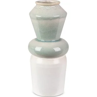 Wazon Ceramiczny Liana 14X14X31 Miętowy - Wazony i flakony - miniaturka - grafika 1