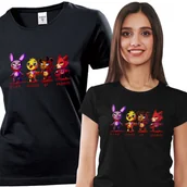 Koszulki i topy damskie - Koszulka damska FNAF Five Nights At Freddy's M - miniaturka - grafika 1