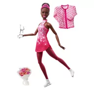 Lalki dla dziewczynek - Mattel Lalka Barbie Łyżwiarka HCN31 - miniaturka - grafika 1