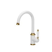 Baterie kuchenne - QUADRON Bateria RACHEL biały mat/złoty 3623504_WHMPVDG1 - miniaturka - grafika 1