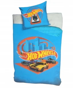 POŚCIEL HOT WHEELS WYŚCIGI SAMOCHODY 160 x 200 Komplet Pościeli Dziecięcej - Pościel - miniaturka - grafika 1