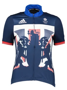 Adidas Koszulka kolarska "Supernovao" w kolorze granatowym - Koszulki sportowe męskie - miniaturka - grafika 1