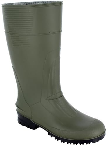 nora Unisex IDRO HIGH kalosze gumowe, oliwkowo-zielone, 48 EU, oliwkowo-zielony, 48 EU