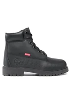 Buty dla chłopców - Timberland Trapery 6 In Premium Wp Boot TB0A64850011 Czarny - miniaturka - grafika 1