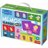 Gry planszowe - Trefl Gra Memos classic & plus Świnka Peppa 5_821721 - miniaturka - grafika 1