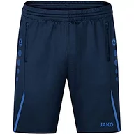 Spodenki damskie - JAKO Męskie szorty treningowe Challenge szorty treningowe Challenge czarny/pomarańczowy neonowy m - miniaturka - grafika 1