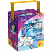 Puzzle - Puzzle dwustronne z rączką Disney Księżniczki Mini 60 elementów - miniaturka - grafika 1