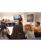 Uchwyty do telewizora - NewStar PLASMA-M2500SILVER Stojak mobilny elektryczny - miniaturka - grafika 1