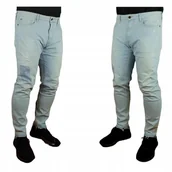 Spodnie męskie - Męskie jeansy Guess -M72A24D2H30 łaty dziury przetarcia oryginalne -W36/L31 - GUESS - miniaturka - grafika 1