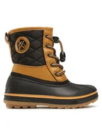 Buty dla chłopców - Kimberfeel Śniegowce Jibber Brązowy - miniaturka - grafika 1