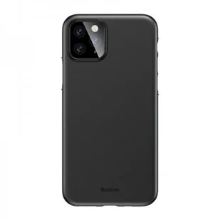 Baseus Wing Case ultracienkie etui pokrowiec iPhone 11 Pro Max czarny (WIAPIPH65S-A01) WIAPIPH65S-A01 - Etui i futerały do telefonów - miniaturka - grafika 1