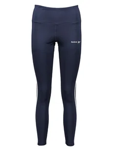 Reebok Legginsy sportowe "Poly" w kolorze granatowym - Spodnie sportowe damskie - miniaturka - grafika 1